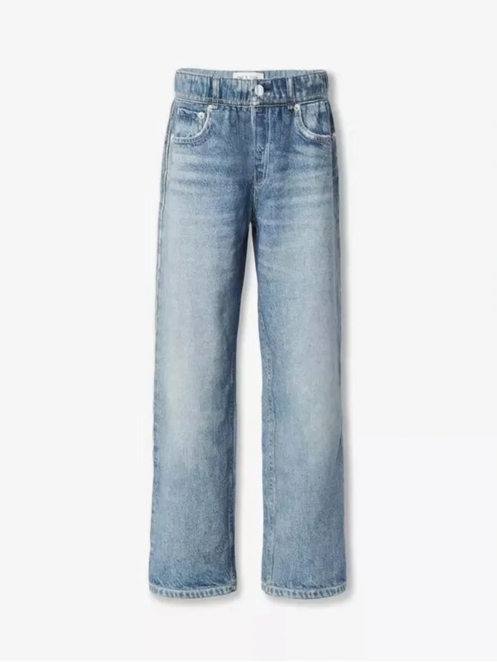NWT Rag & Bone Mini rb Miramar Wide Leg Pants in Raily Kids Size 5/6Y